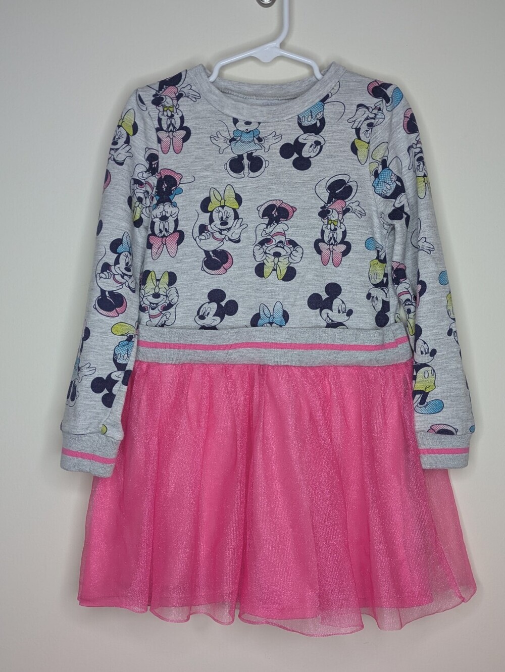Disney Minnie Mickey Mouse Sweatshirt Dress 5T